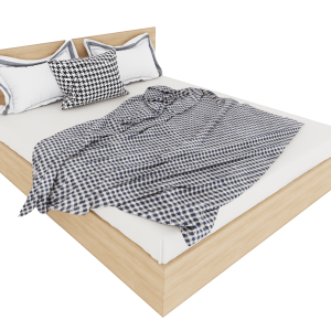 Giường gỗ MDF mẫu 1