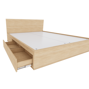 Giường gỗ MDF mẫu 5