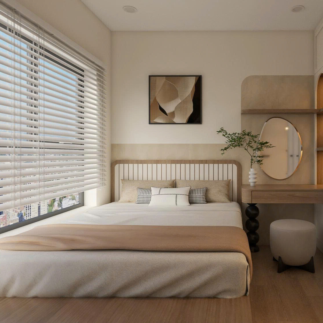 Giường bọc nệm 06